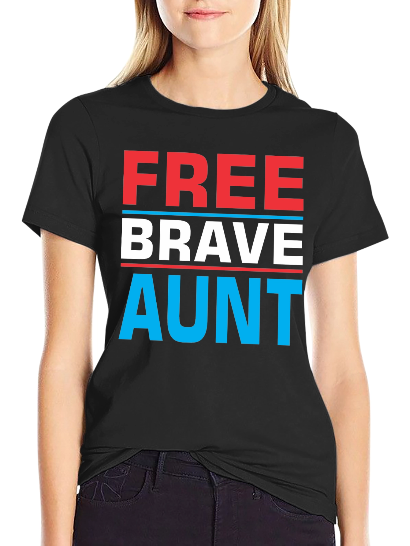 Free Brave Aunt Graphic Tee
