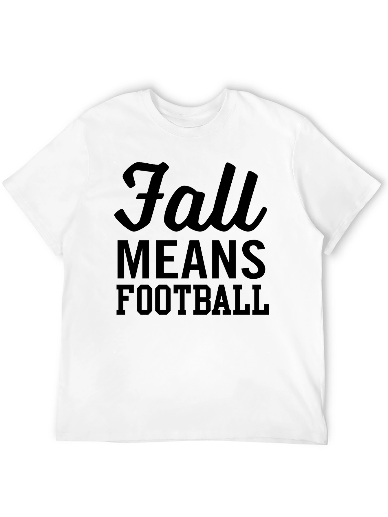 Fall Means Football Graphic Tee