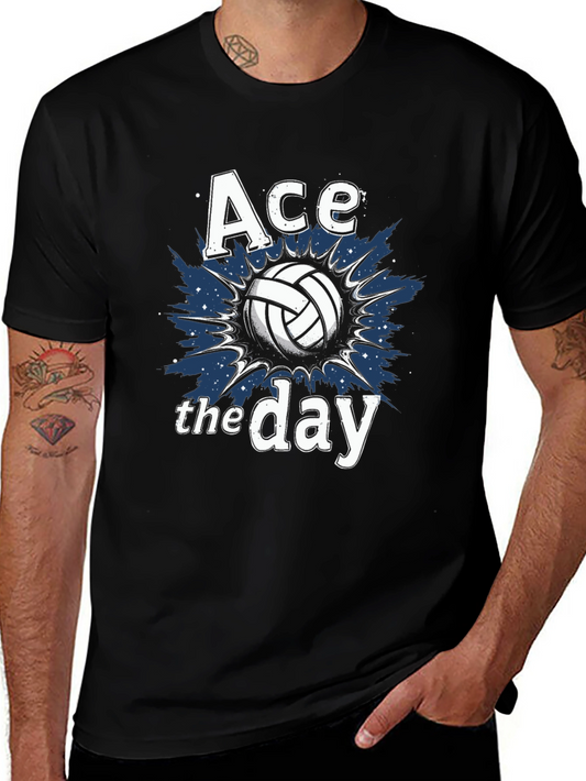 Ace the Day Volleyball Graphic T-Shirt