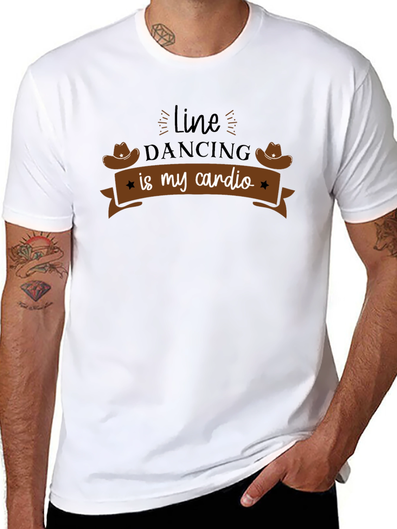 Line Dancing is My Cardio Graphic Tee