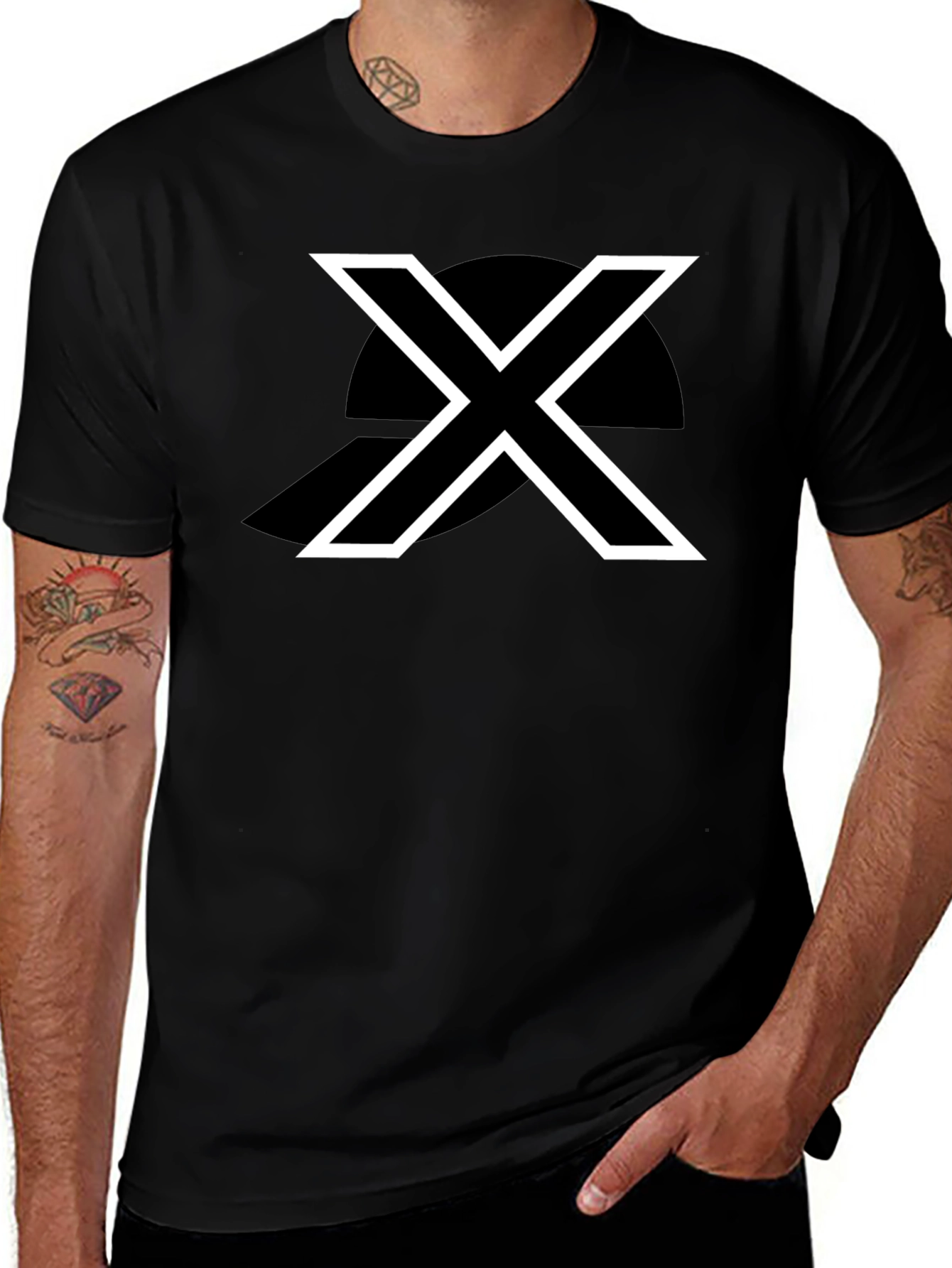 Graphic X T-Shirt - Casual Style