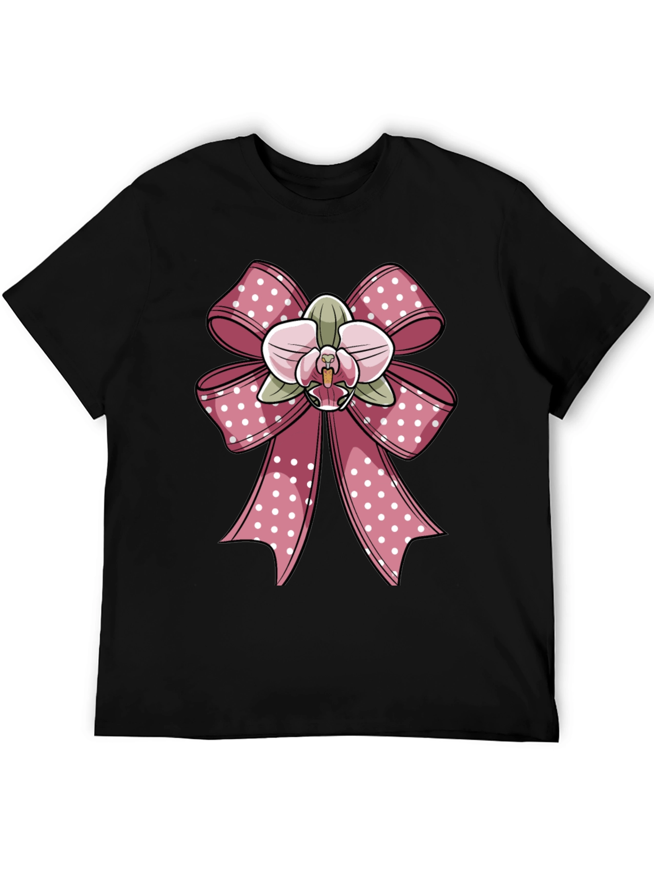 Pink Floral Bow T-Shirt