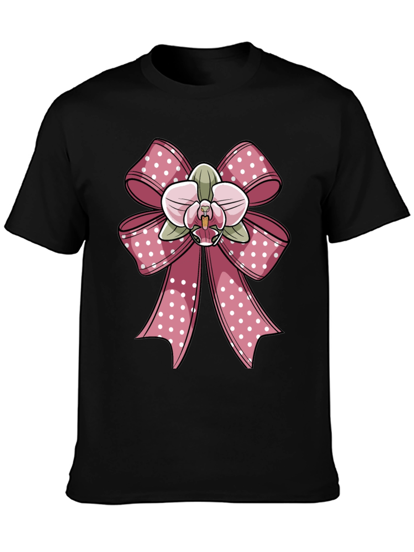 Pink Floral Bow T-Shirt