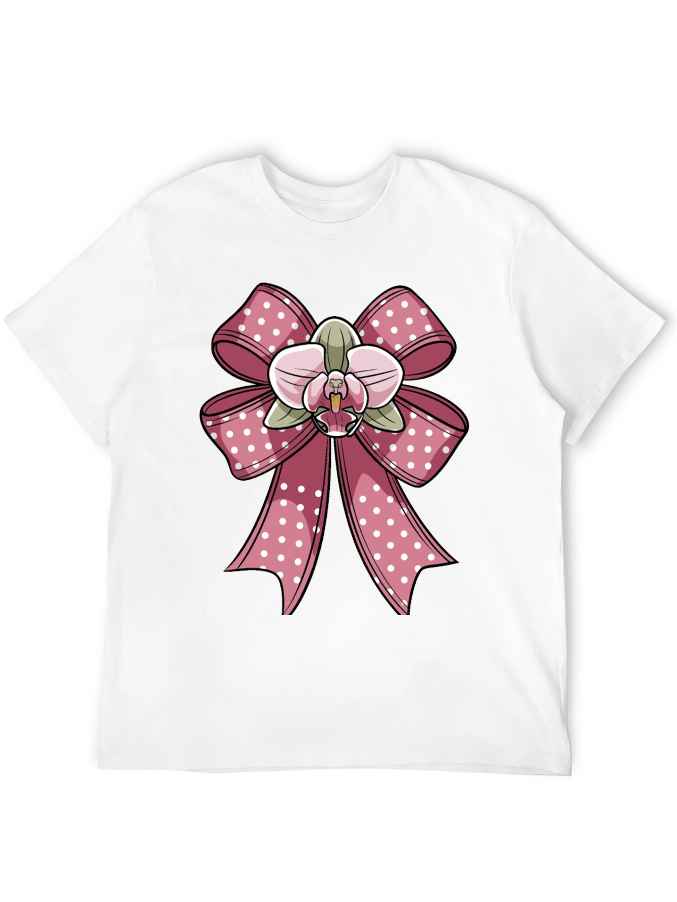 Pink Floral Bow T-Shirt