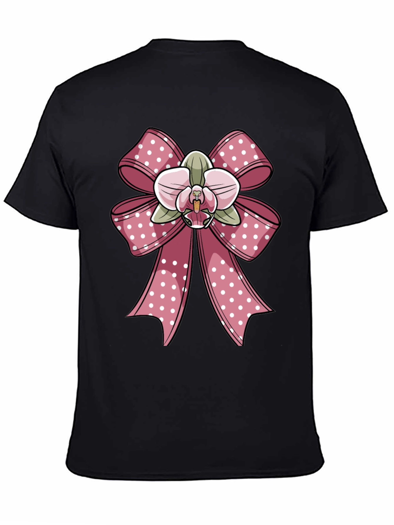 Pink Floral Bow T-Shirt