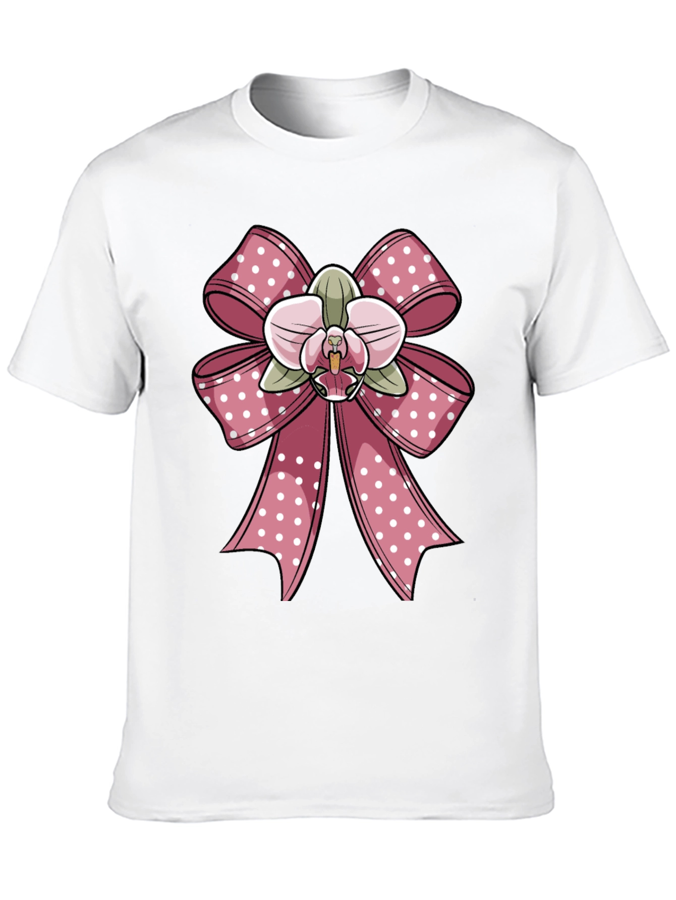 Pink Floral Bow T-Shirt