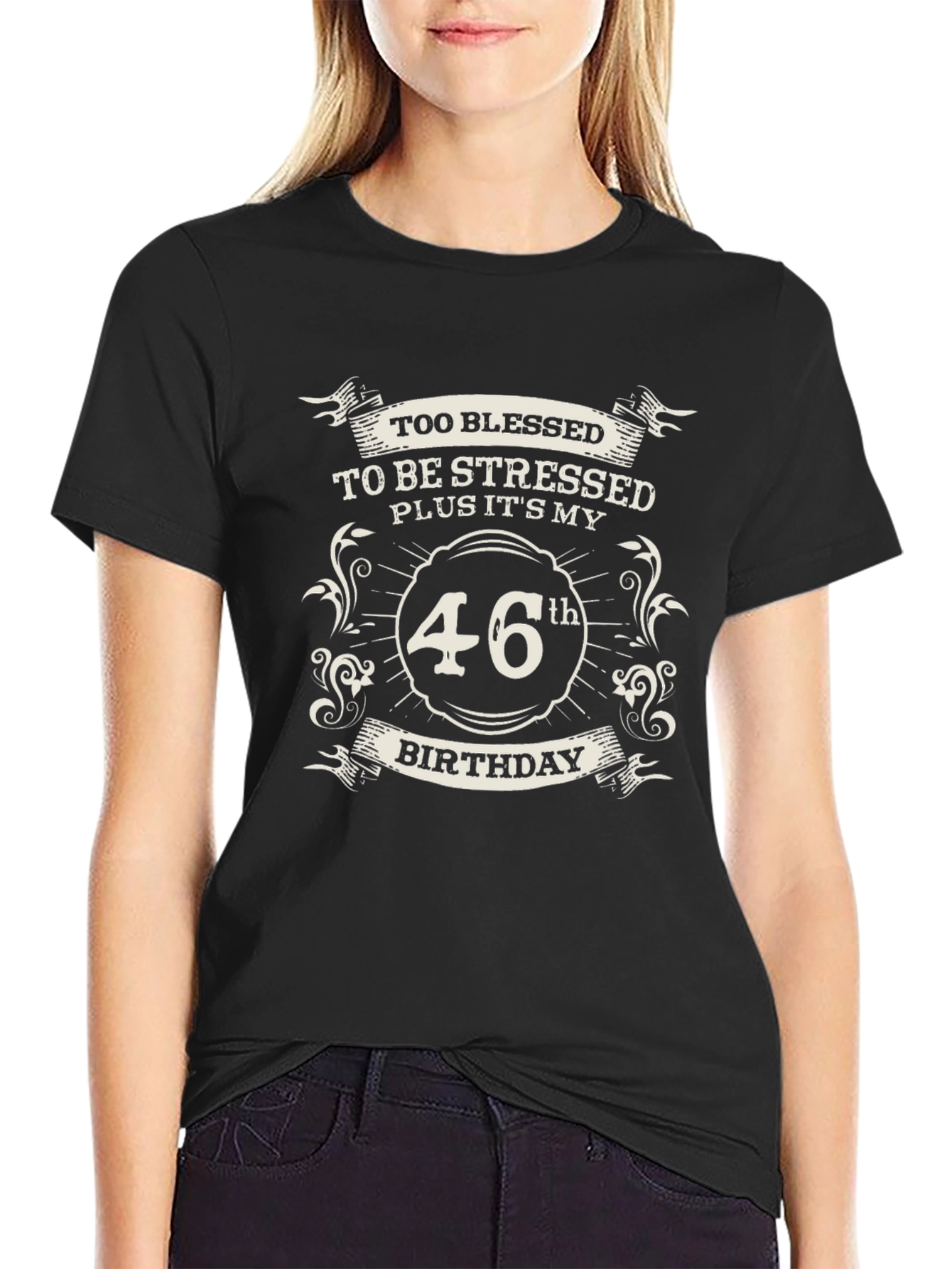 46th Birthday Blessed Graphic Tee