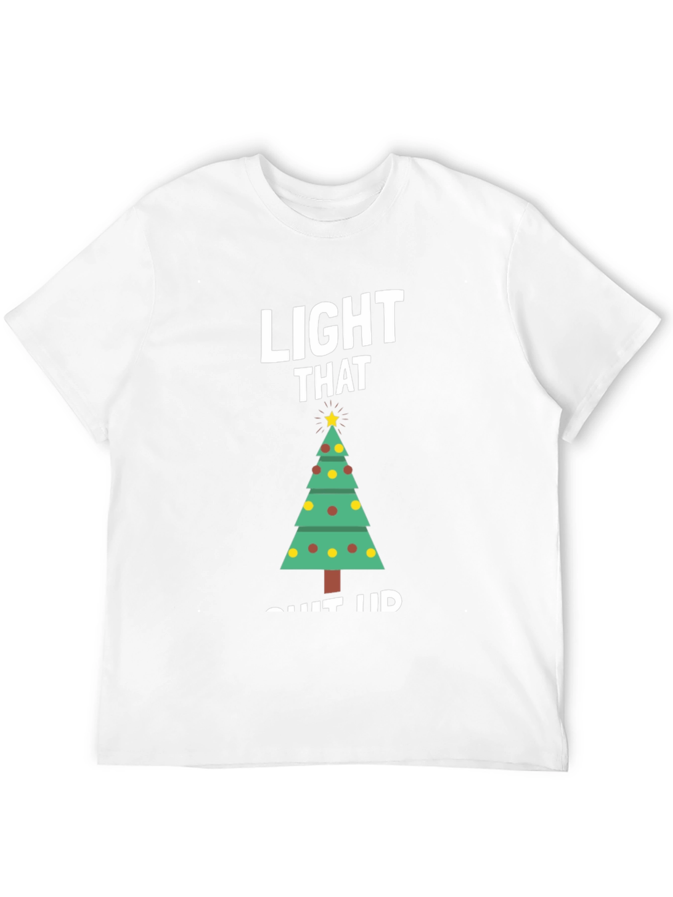 Festive Christmas Tree Graphic T-Shirt