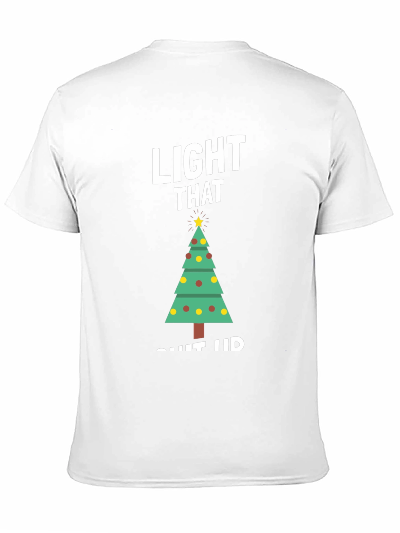 Festive Christmas Tree Graphic T-Shirt