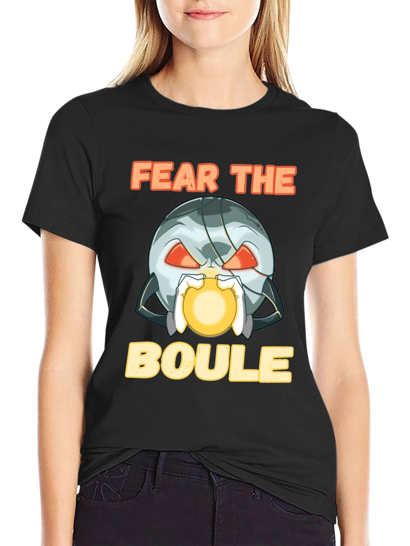Fear the Boule Black Graphic T-Shirt