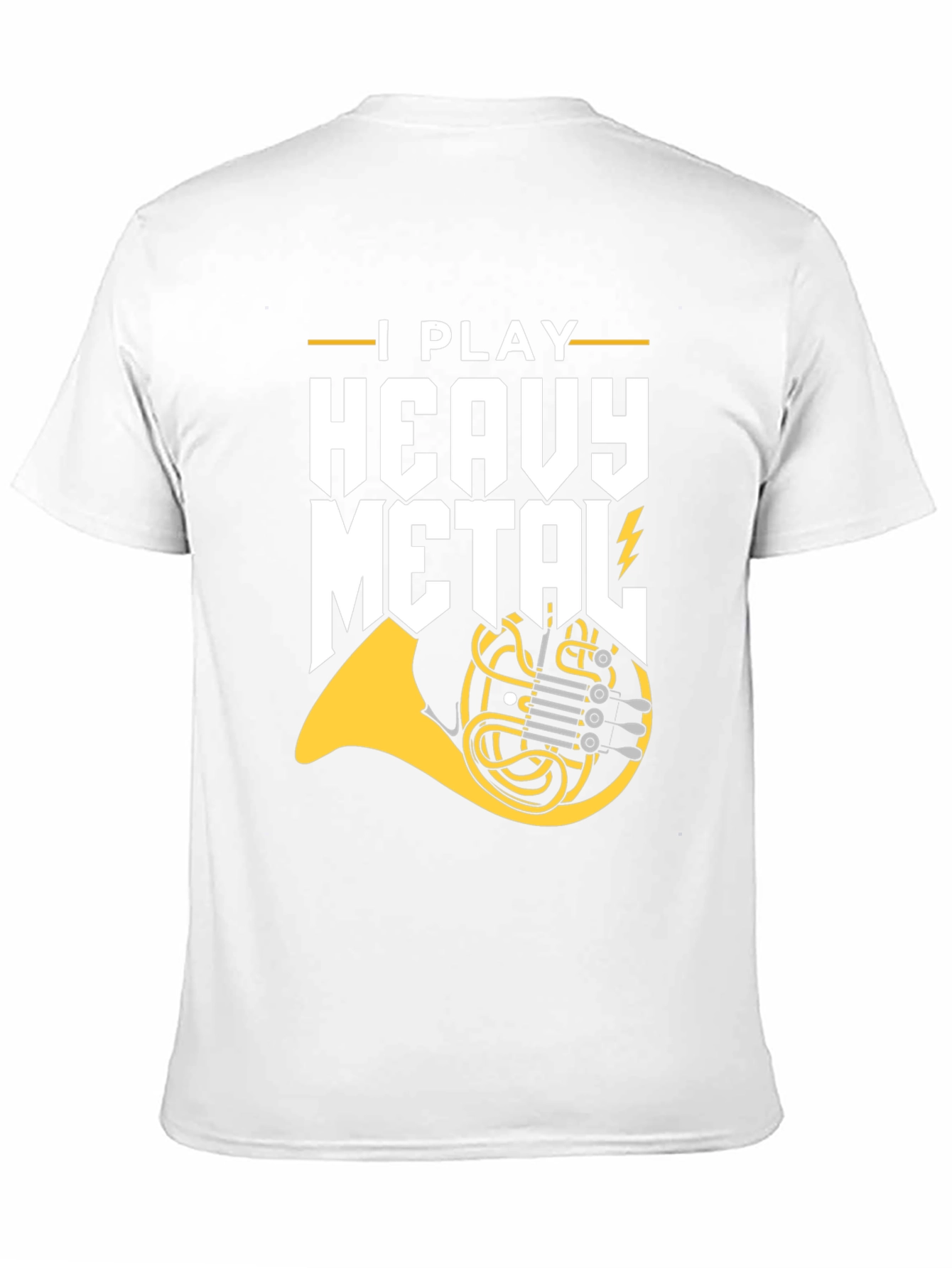 I Play Heavy Metal French Horn Graphic Tee
