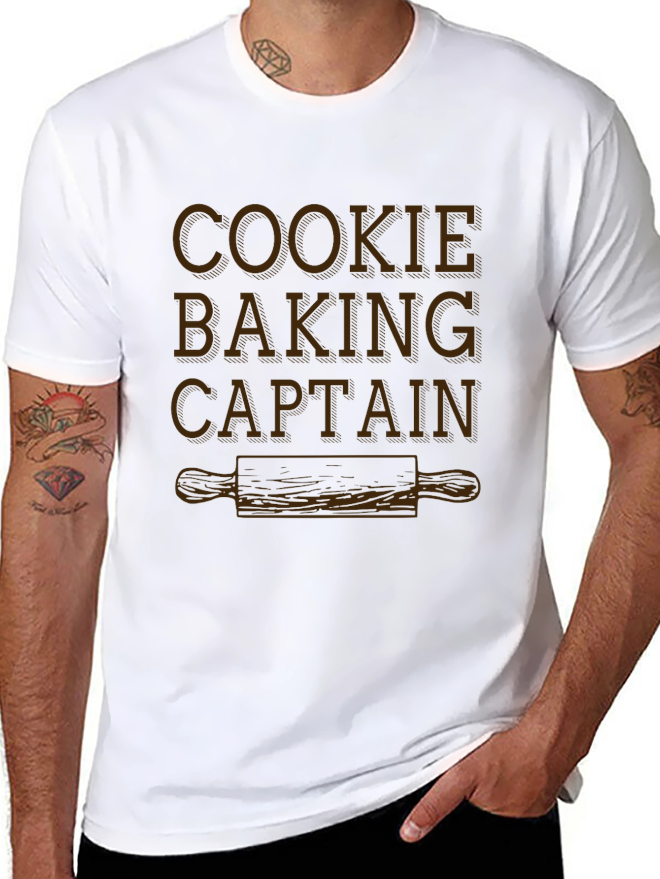 Cookie Baking Captain T-Shirt - Funny Baker Tee