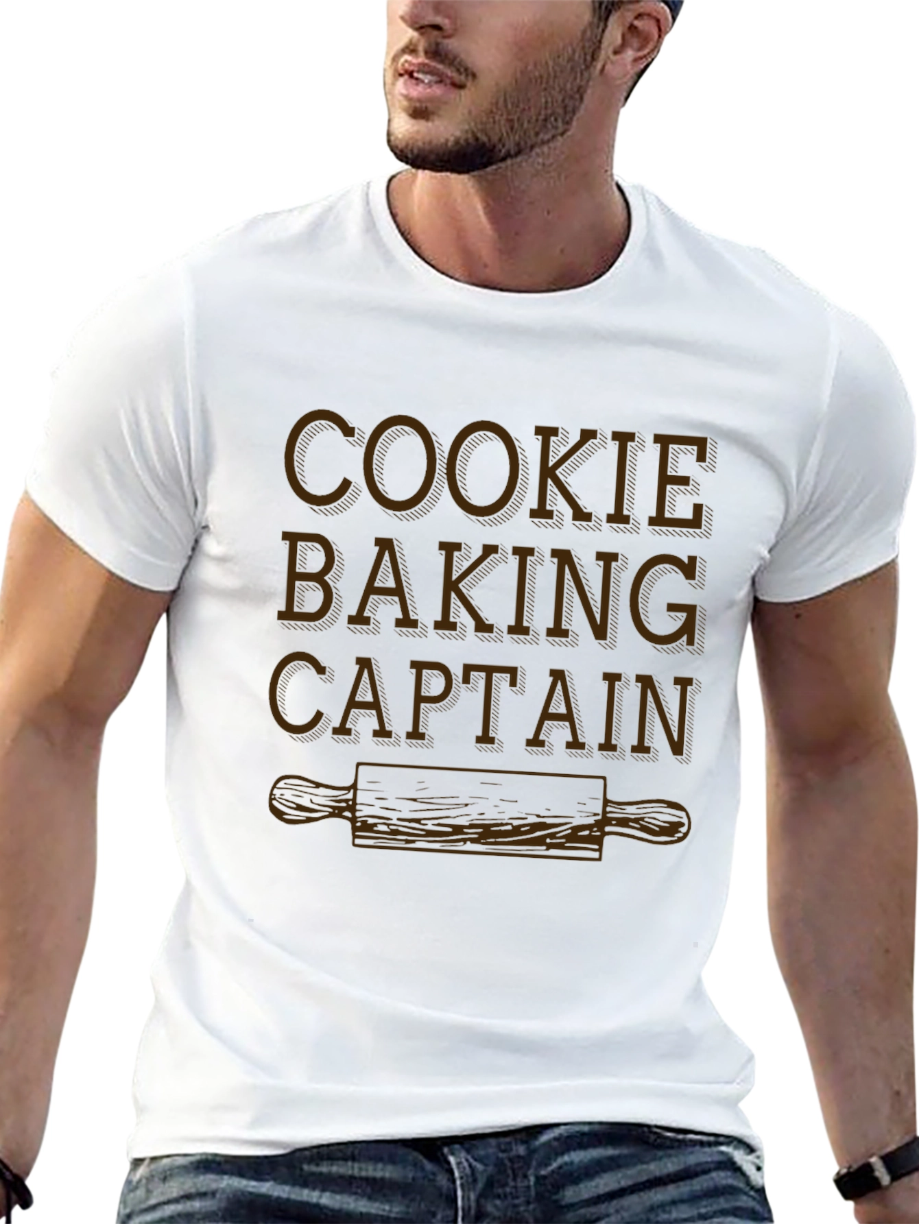 Cookie Baking Captain T-Shirt - Funny Baker Tee