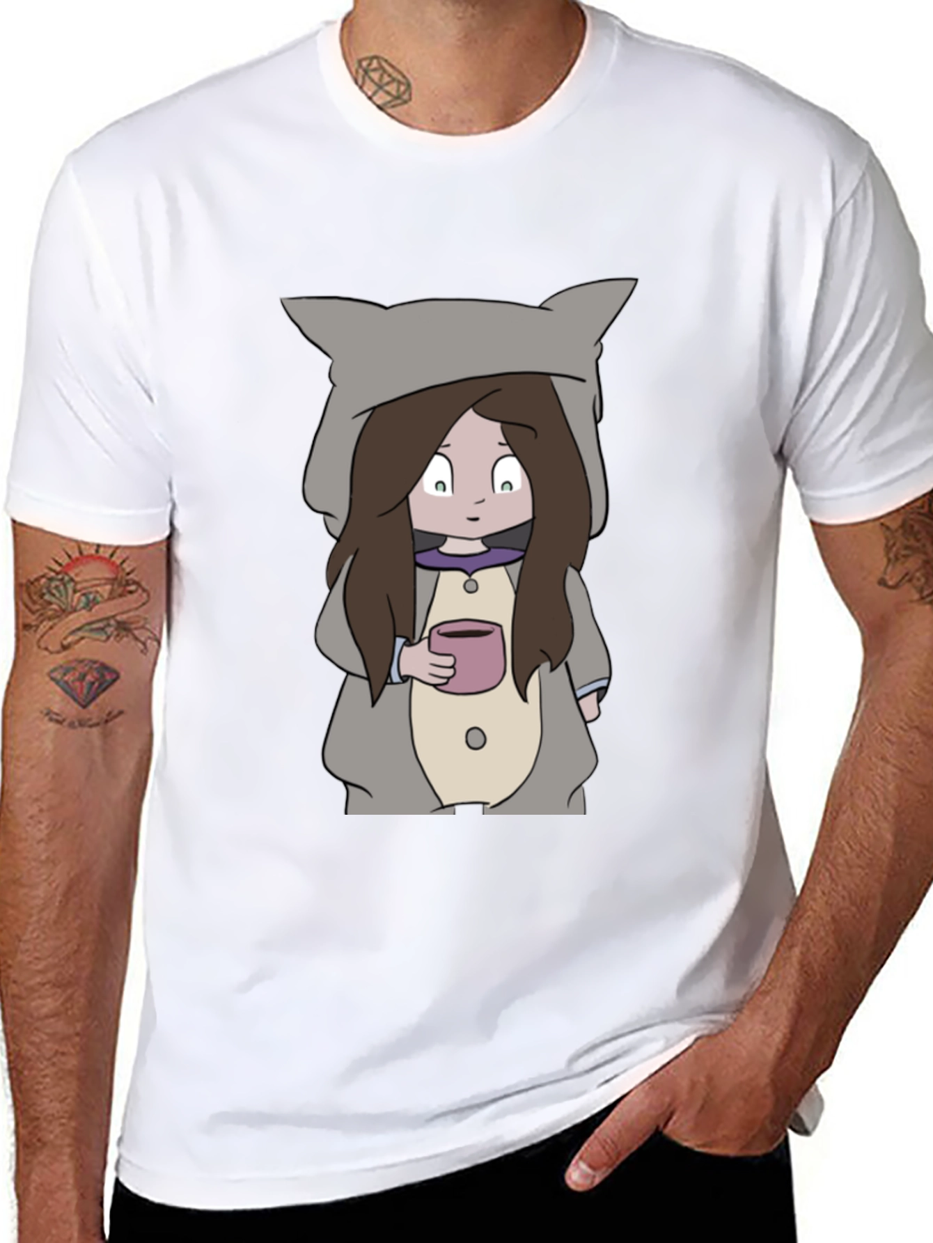Cute Cartoon Character Tee