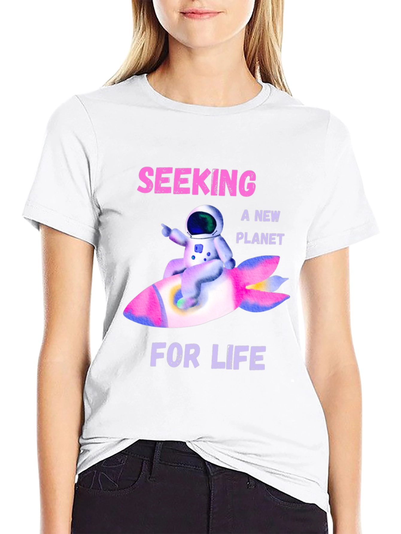 Seeking a New Planet Graphic T-Shirt