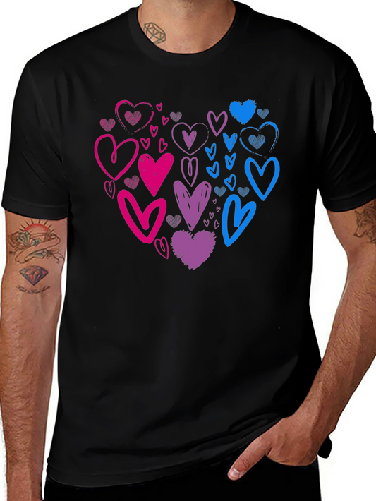 Bisexual Pride Heart T-Shirt