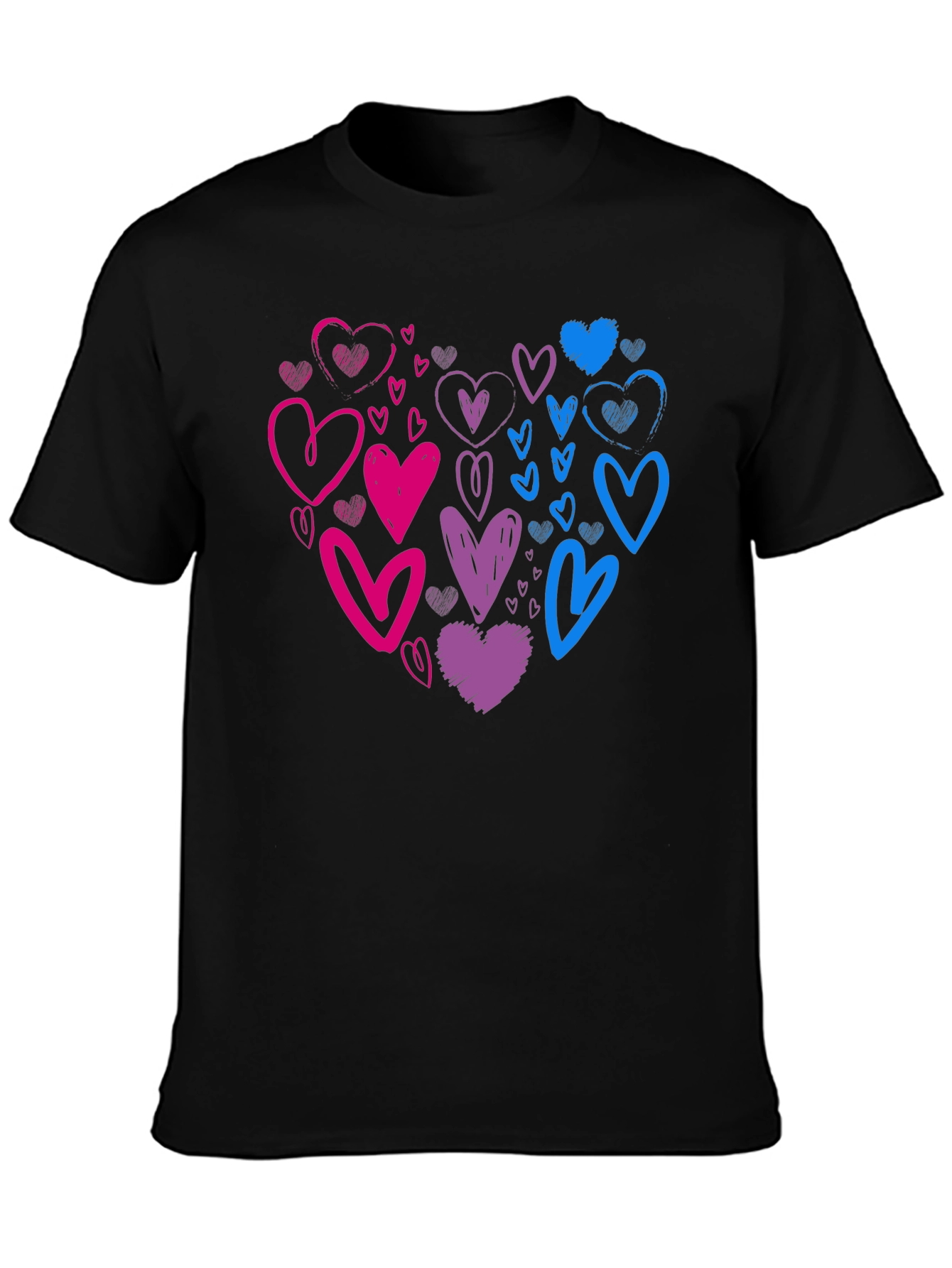 Bisexual Pride Heart T-Shirt