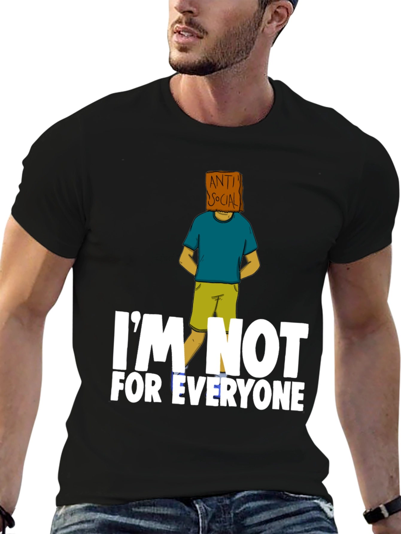 Anti-Social Graphic T-Shirt - Im Not For Everyone