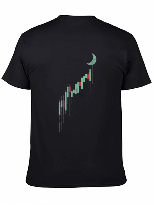 Bullish Moon Chart T-Shirt