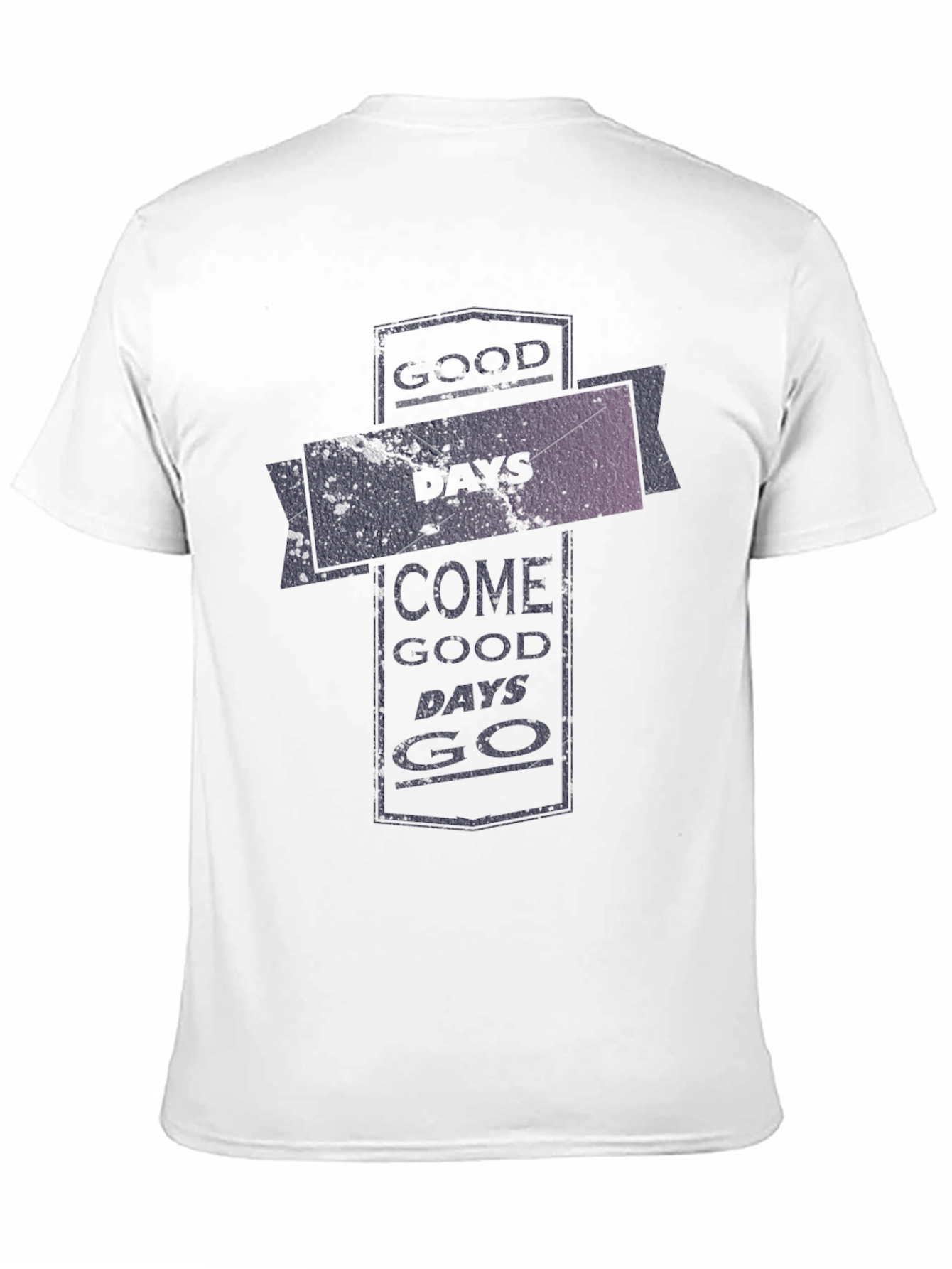 Good Days Go Black Graphic Tee