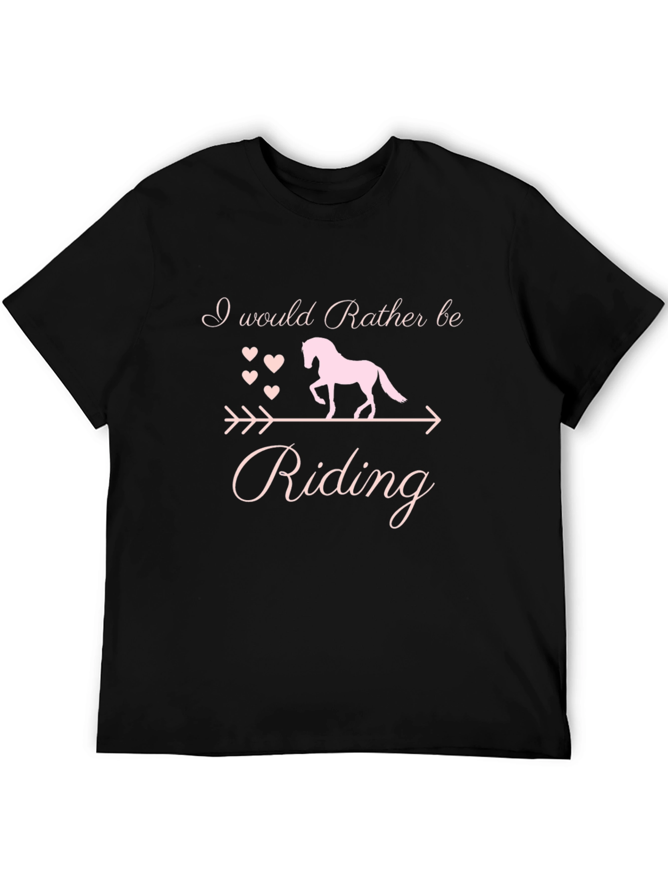 I Would Rather Be Riding Horse T-Shirt