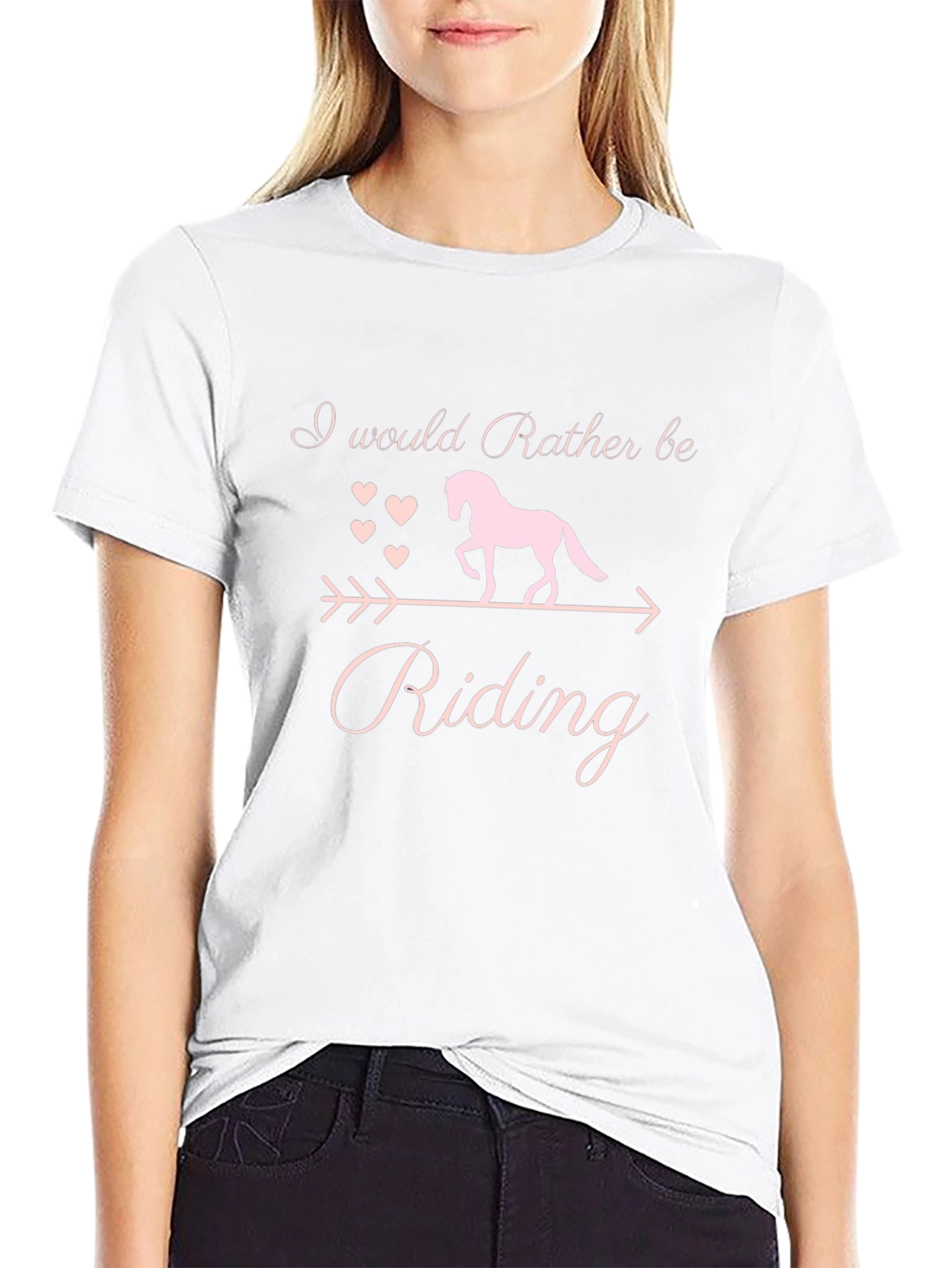 I Would Rather Be Riding Horse T-Shirt