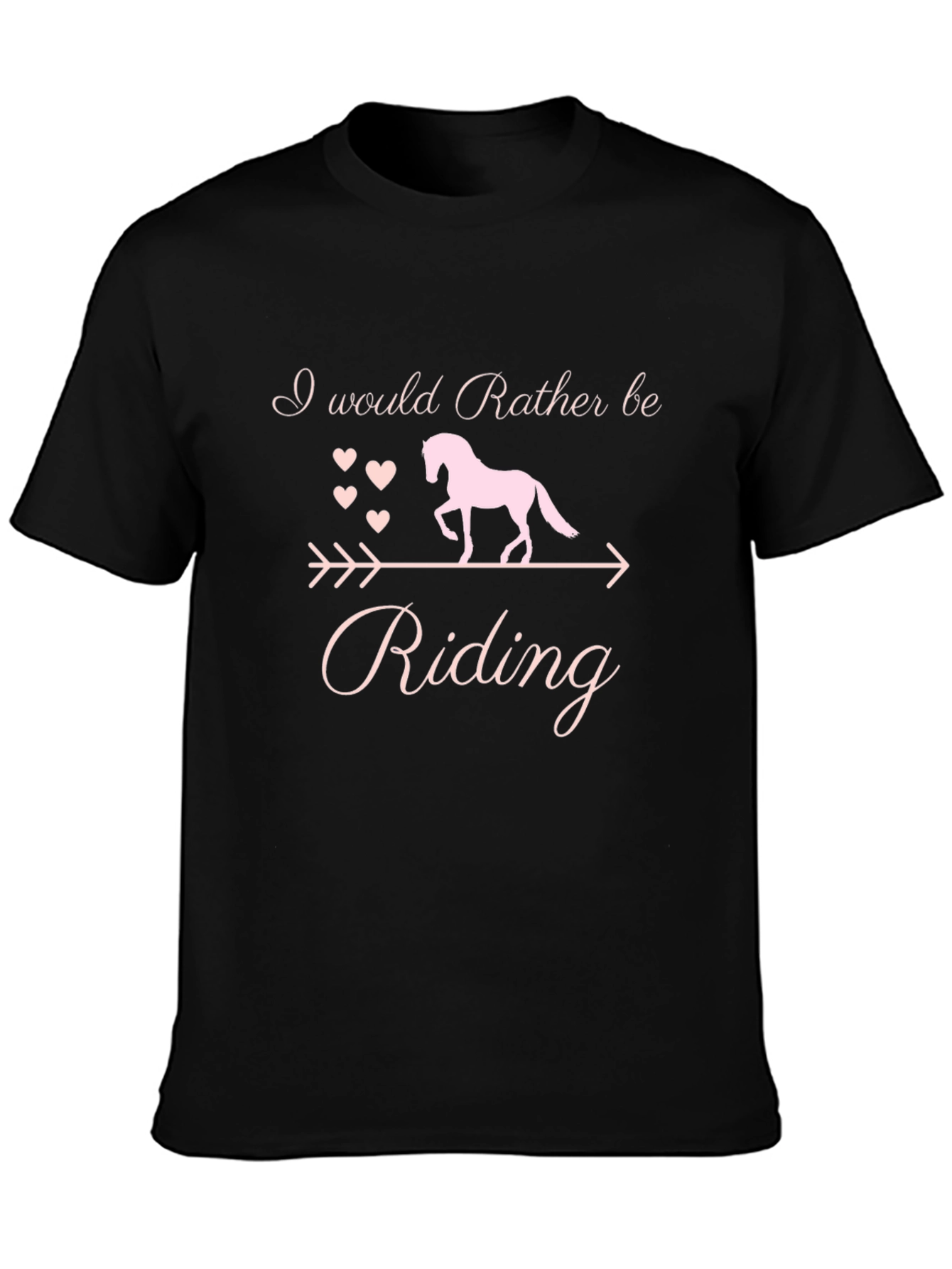 I Would Rather Be Riding Horse T-Shirt