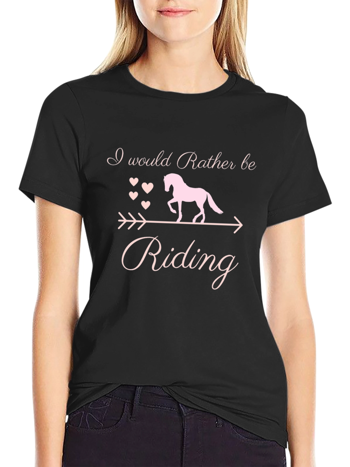 I Would Rather Be Riding Horse T-Shirt