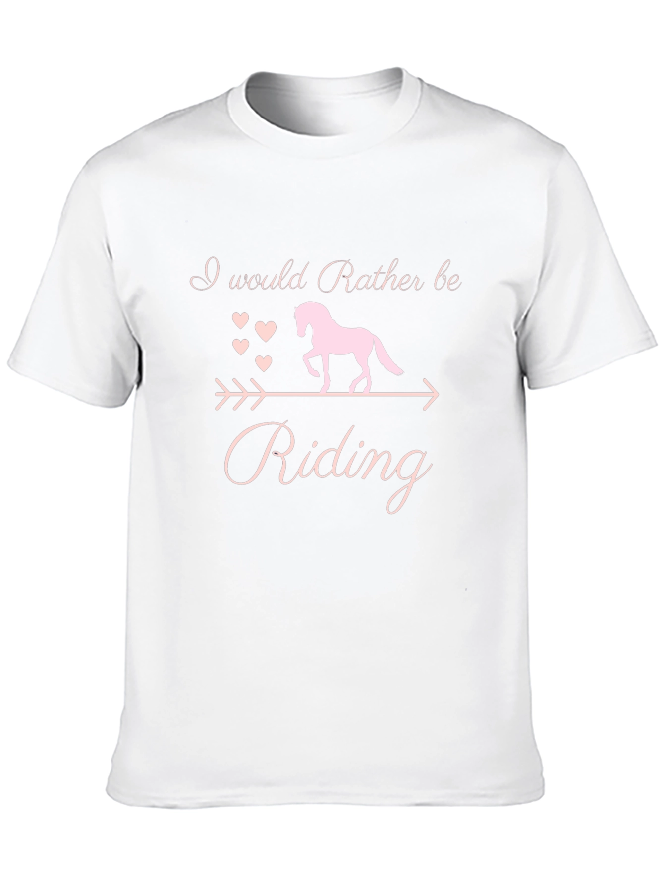 I Would Rather Be Riding Horse T-Shirt