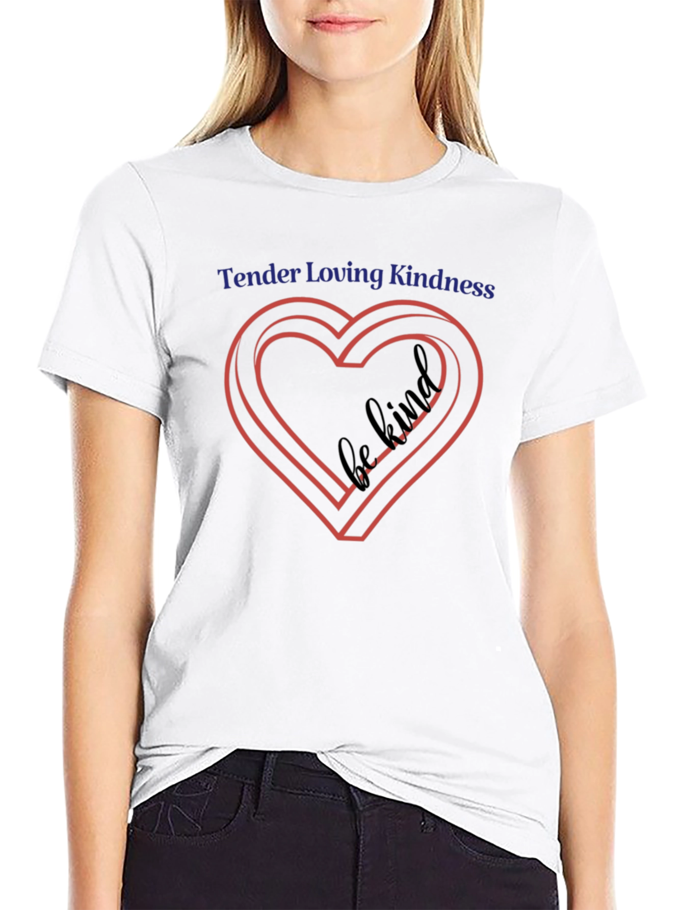 Tender Loving Kindness T-Shirt - Heart Design