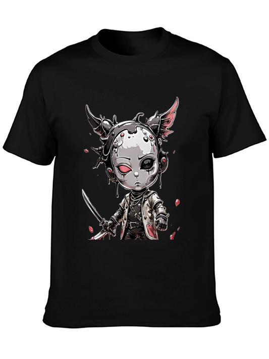 Cartoon Horror Graphic Tee - Friday the 13th Style
