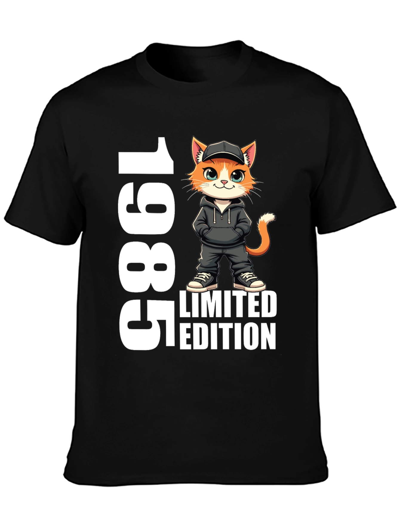 1985 Limited Edition Cat Graphic Tee