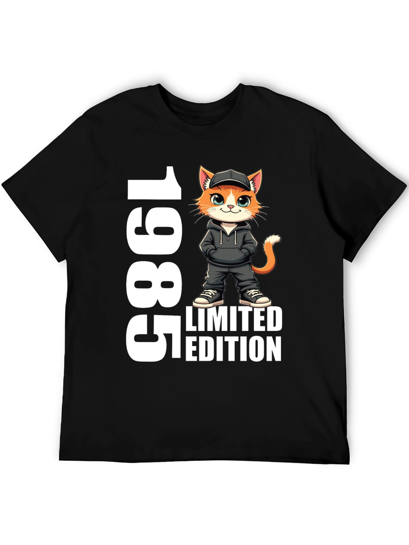 1985 Limited Edition Cat Graphic Tee
