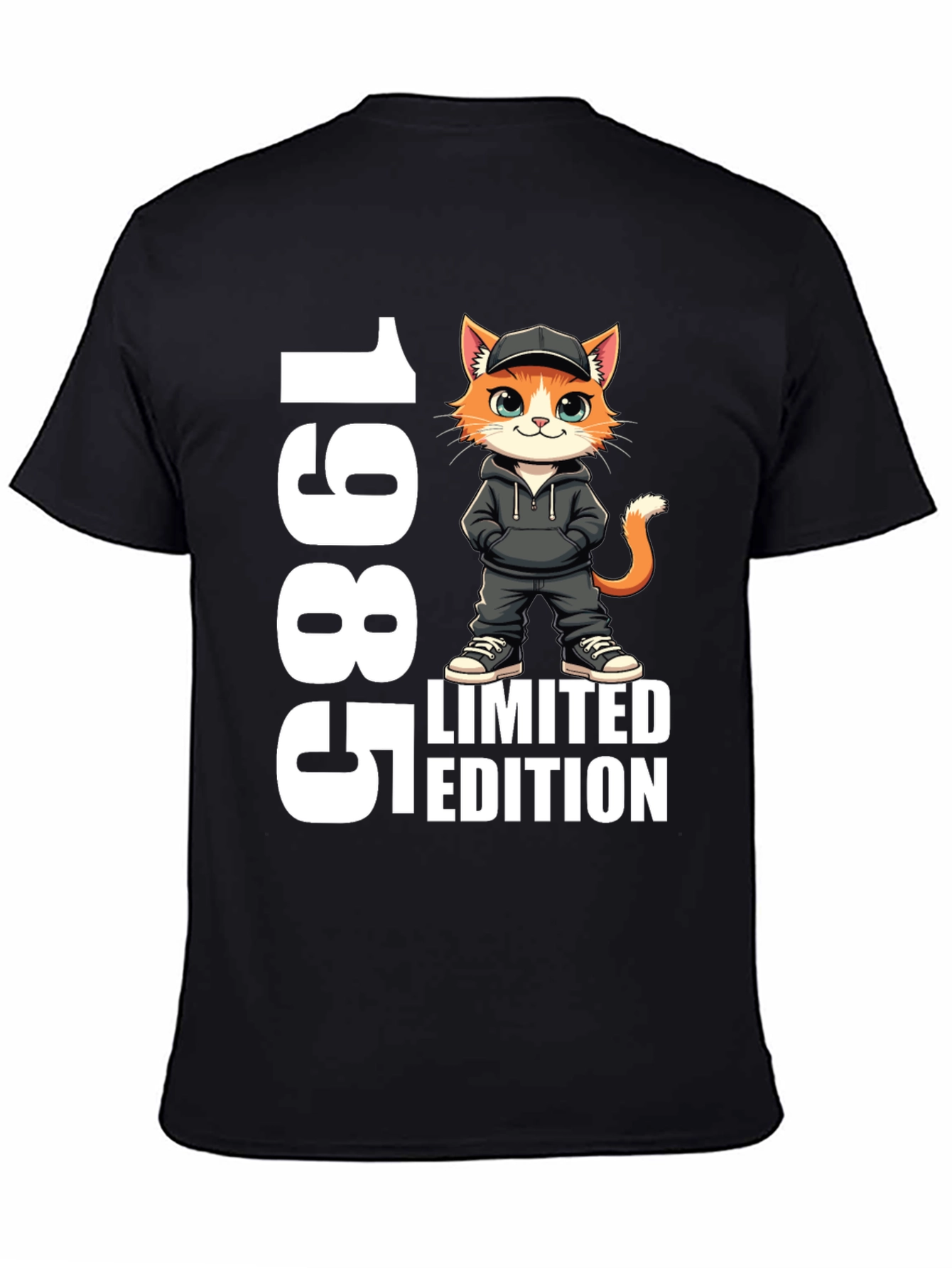 1985 Limited Edition Cat Graphic Tee