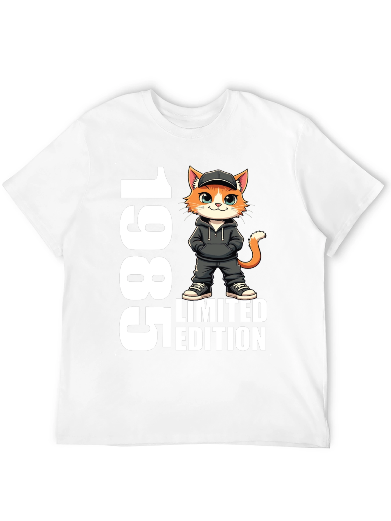 1985 Limited Edition Cat Graphic Tee