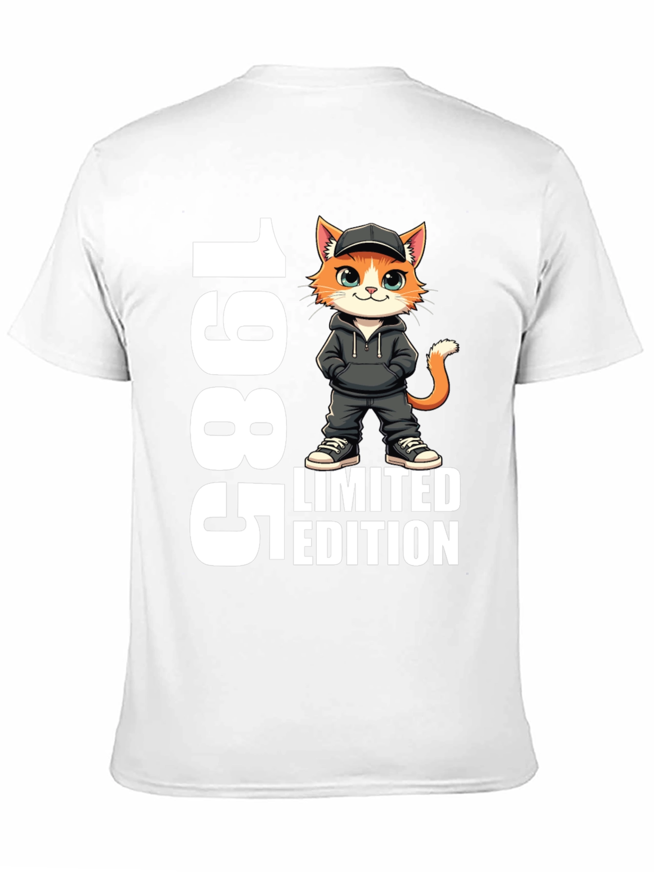 1985 Limited Edition Cat Graphic Tee