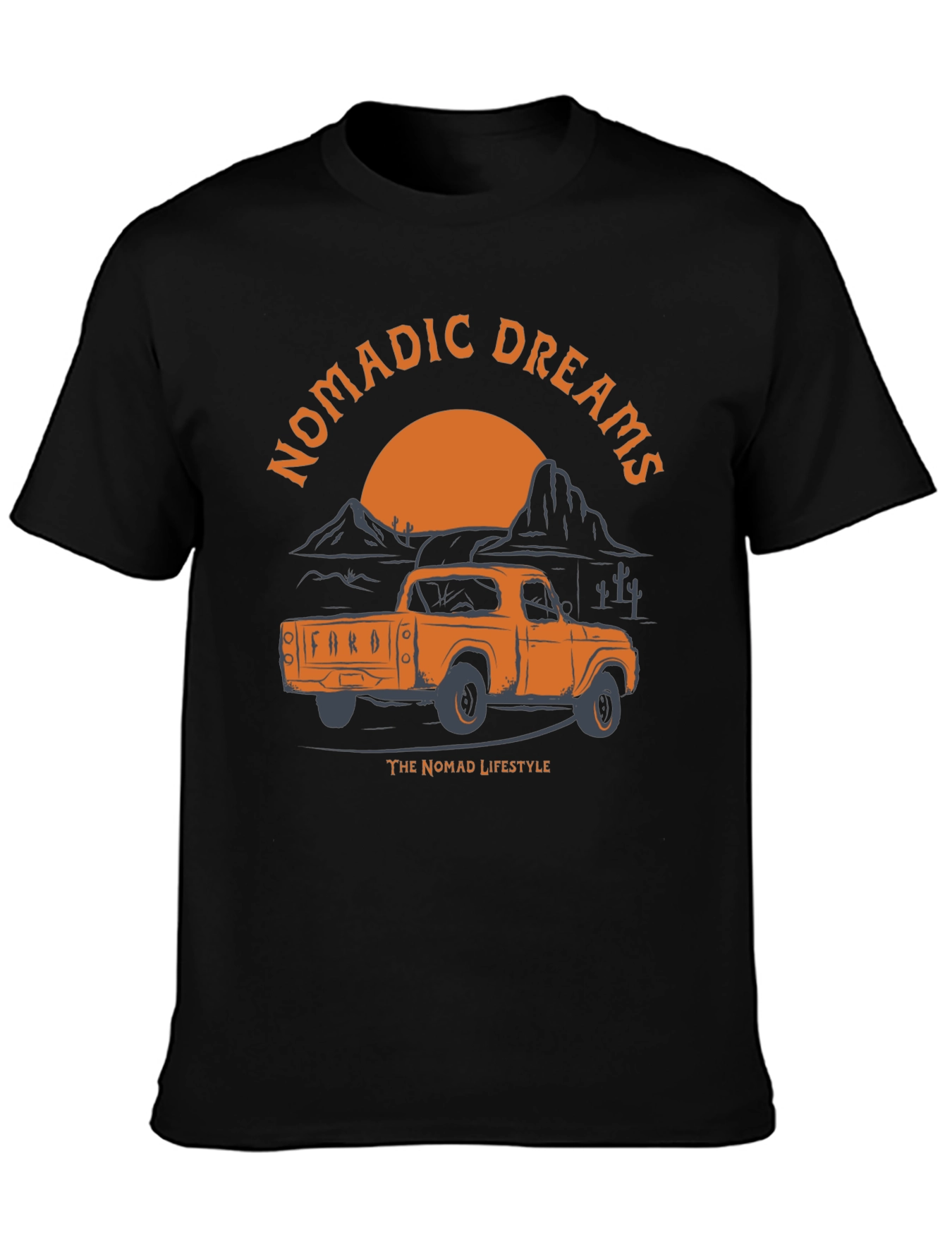 Nomadic Dreams Truck Graphic T-Shirt