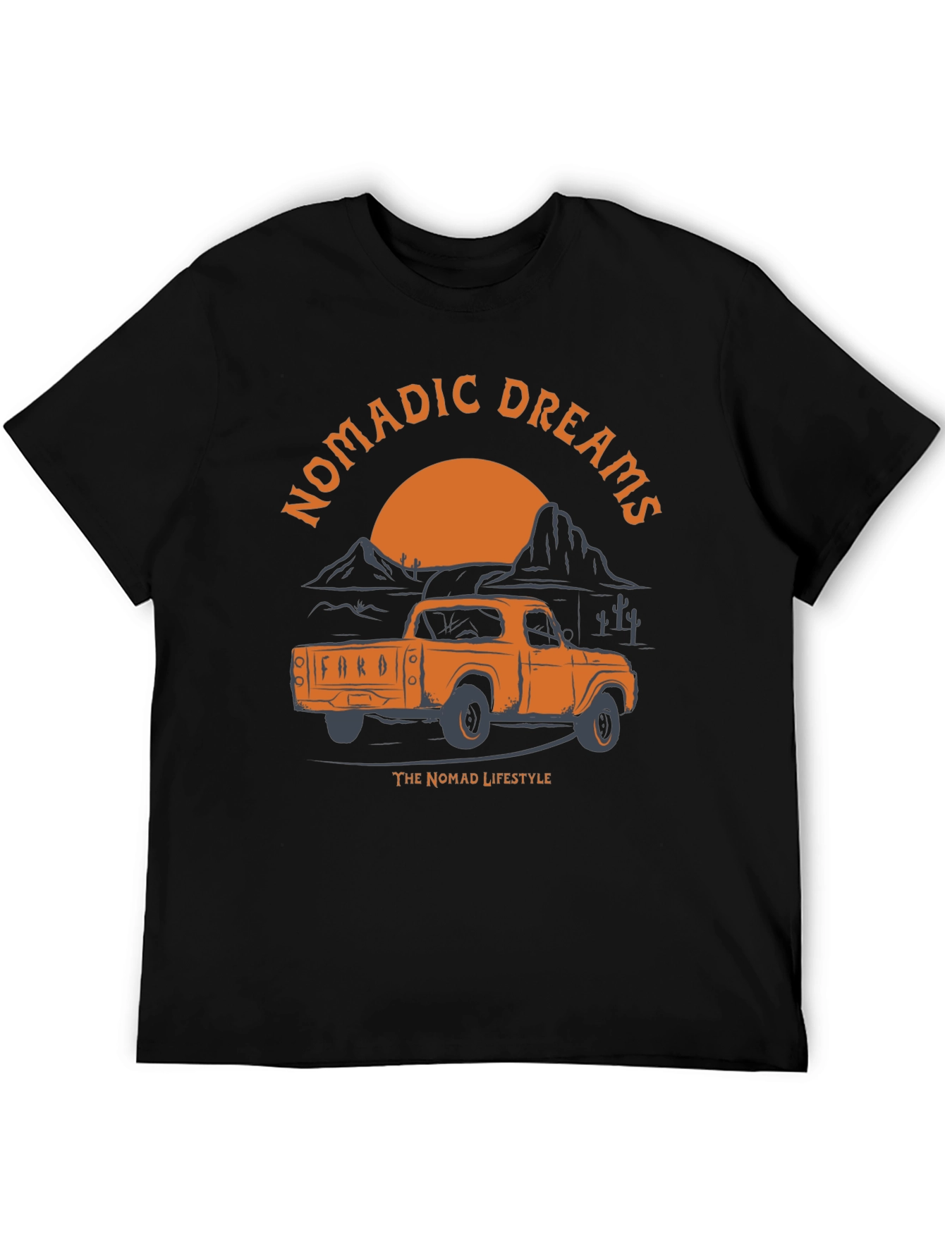 Nomadic Dreams Truck Graphic T-Shirt