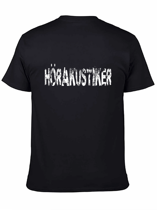 HÖRAKUSTIKER Black T-Shirt - Hearing Specialist Tee