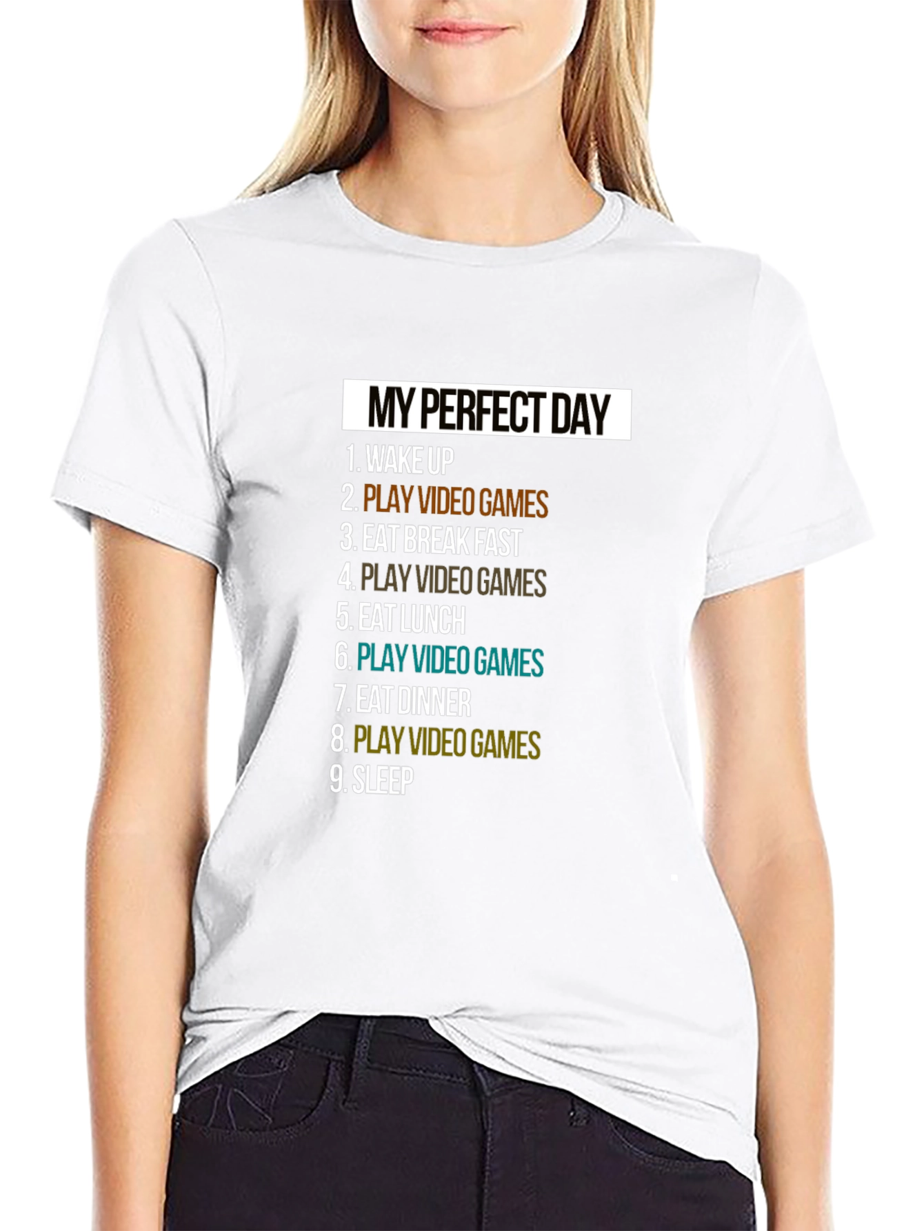 My Perfect Day Video Game T-Shirt