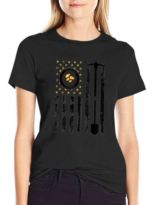 Gold Mining Flag Graphic Tee - Prospectors Pride