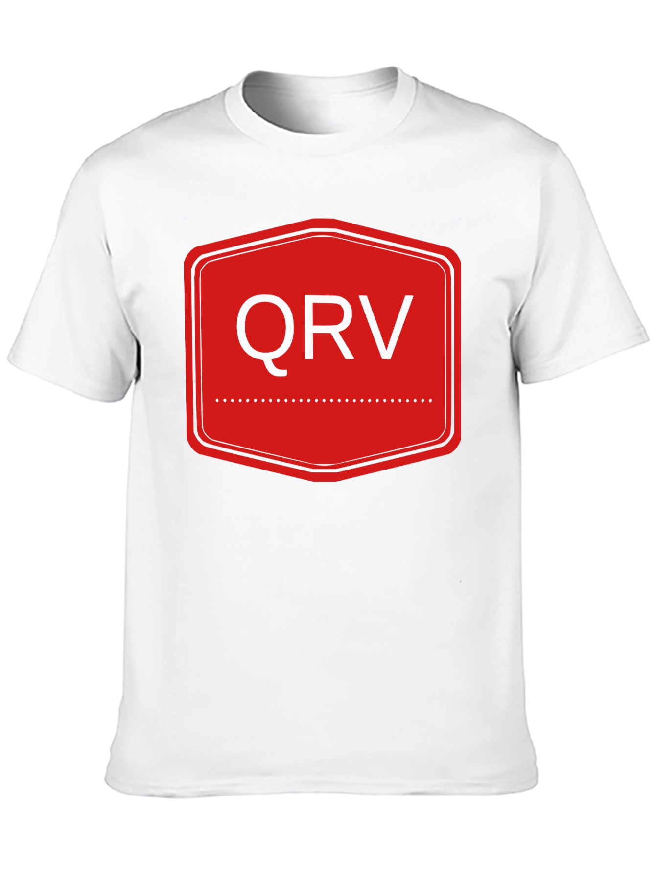 QVR Graphic Tee - Mens Casual Black T-Shirt