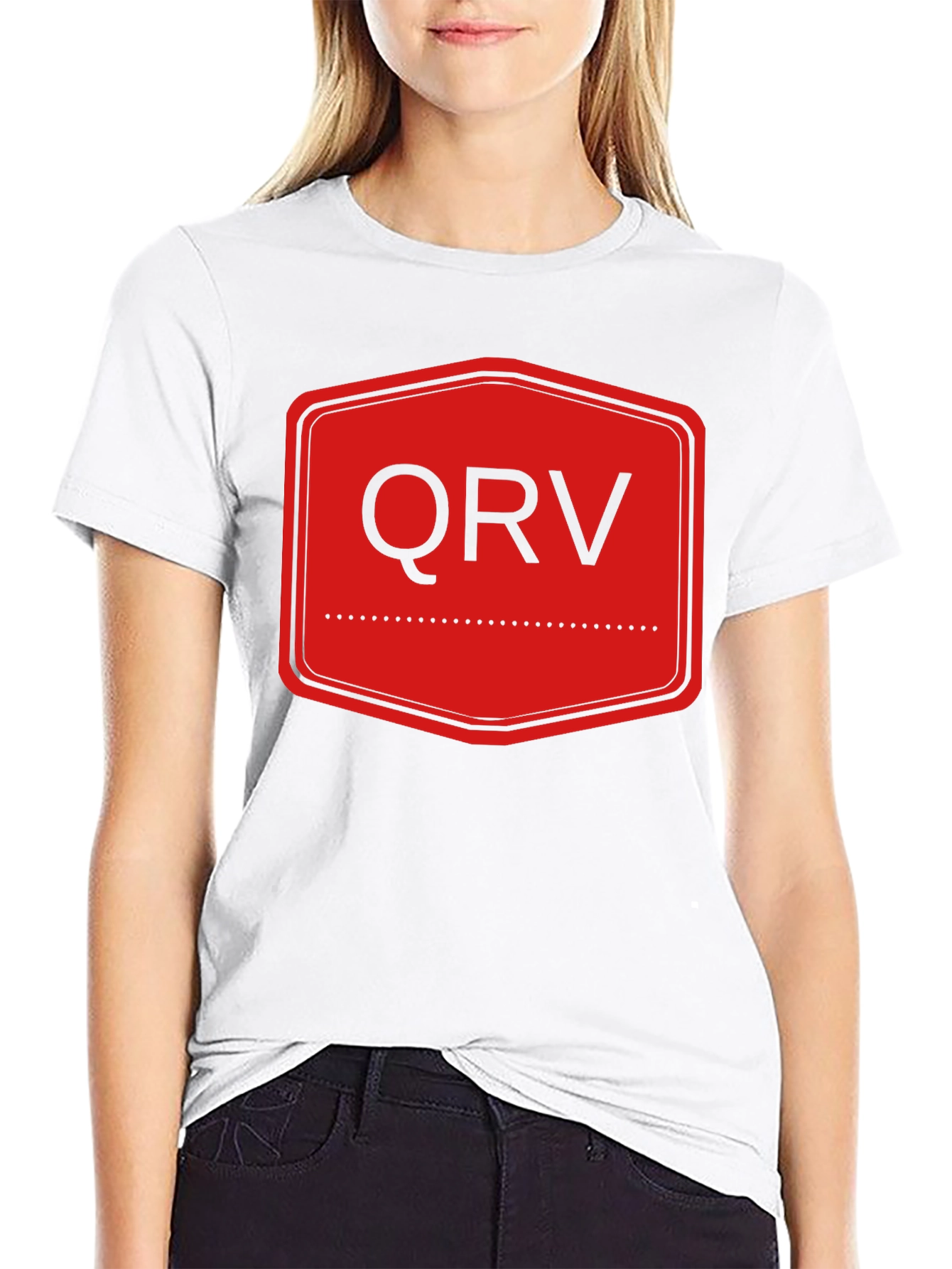 QVR Graphic Tee - Mens Casual Black T-Shirt
