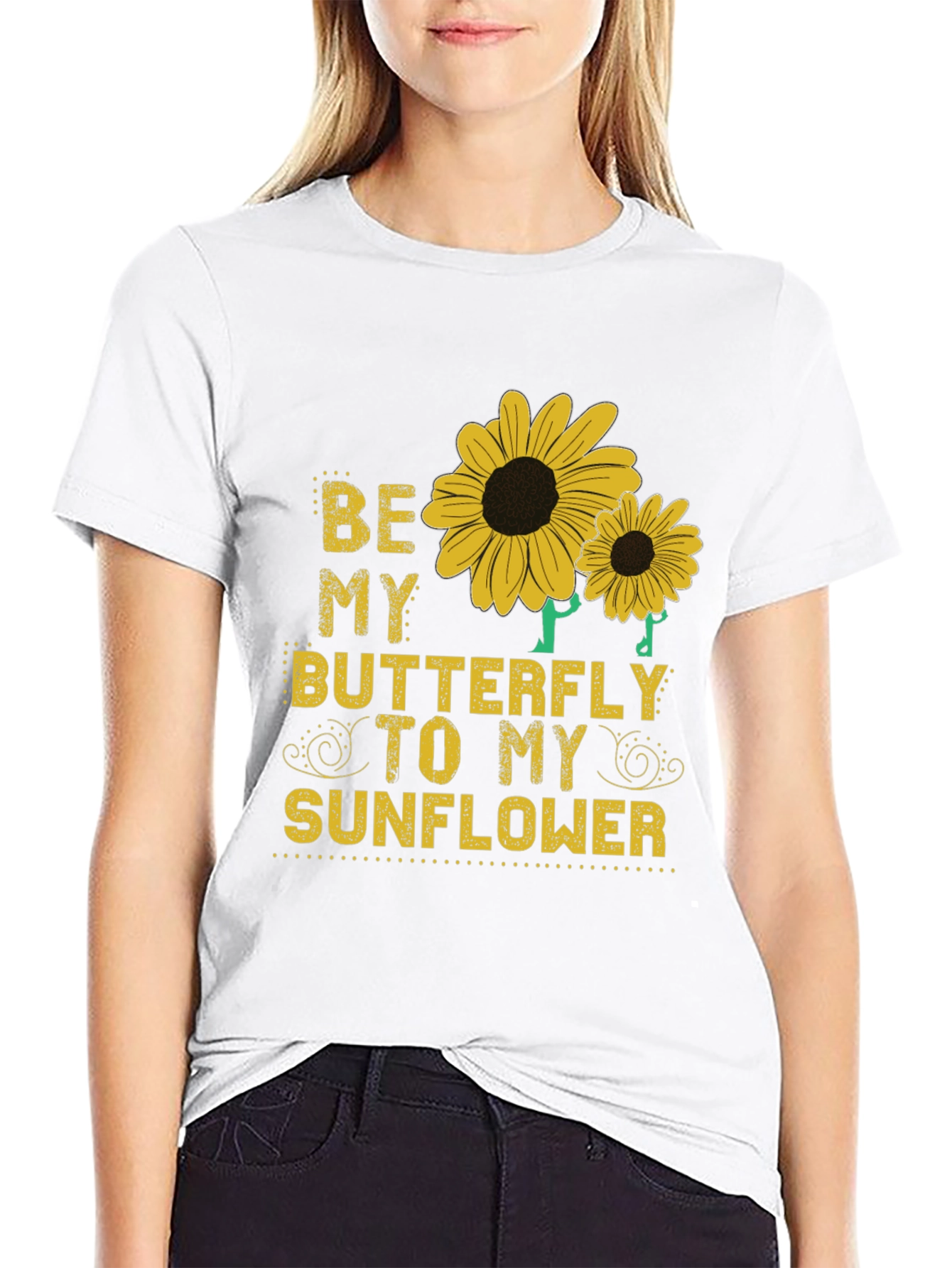 Be My Butterfly to My Sunflower Graphic Tee