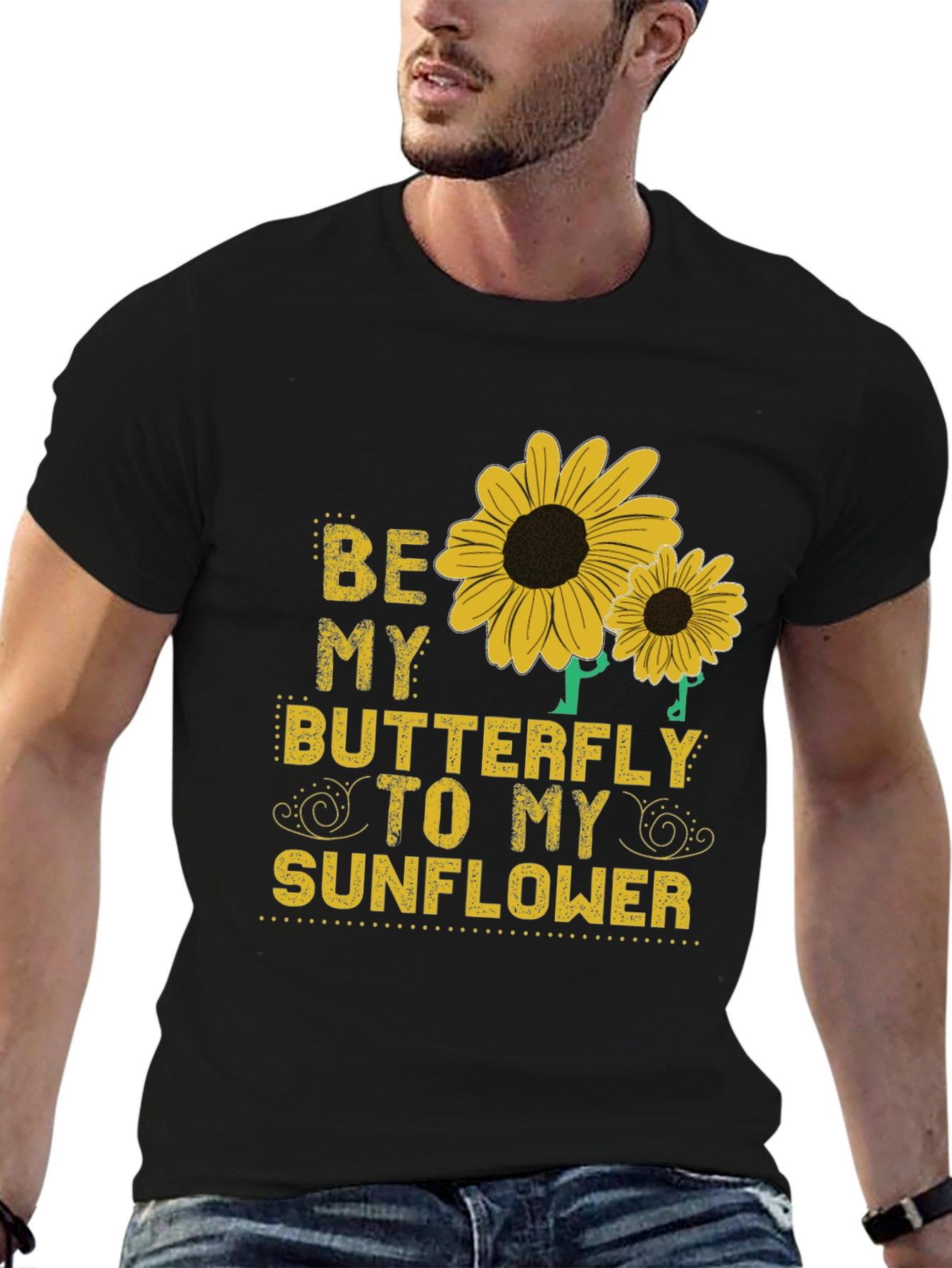 Be My Butterfly to My Sunflower Graphic Tee
