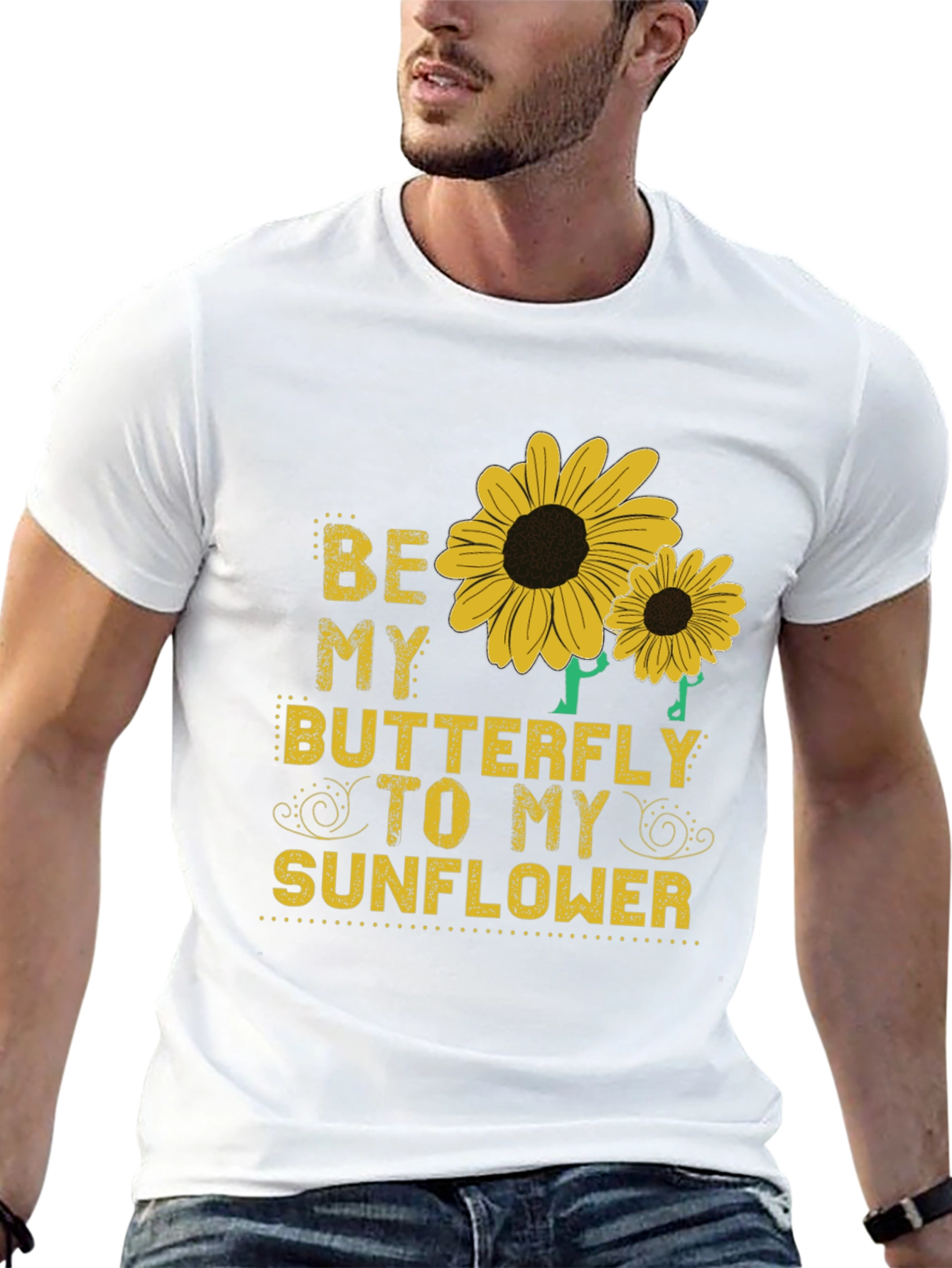 Be My Butterfly to My Sunflower Graphic Tee