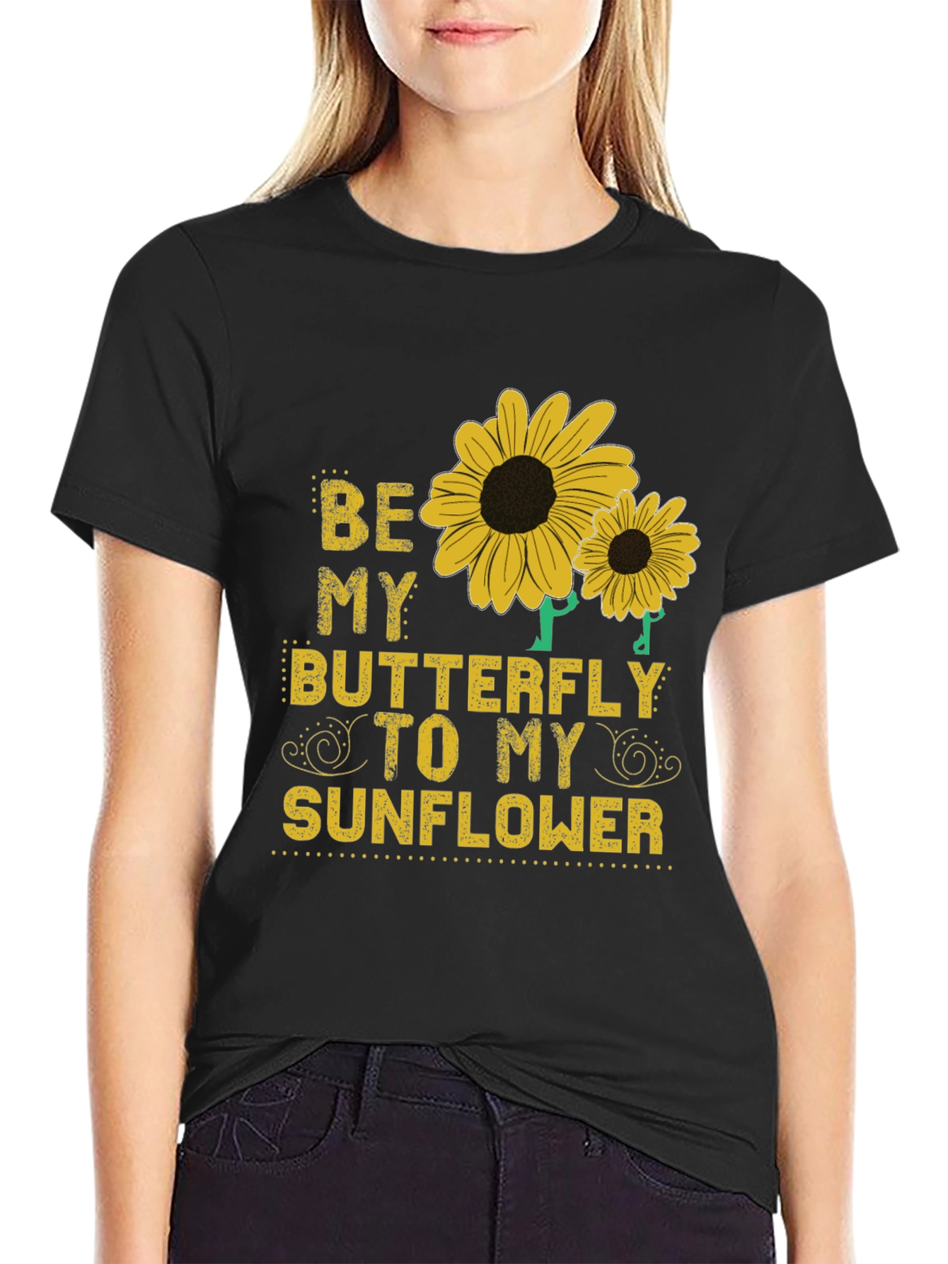 Be My Butterfly to My Sunflower Graphic Tee