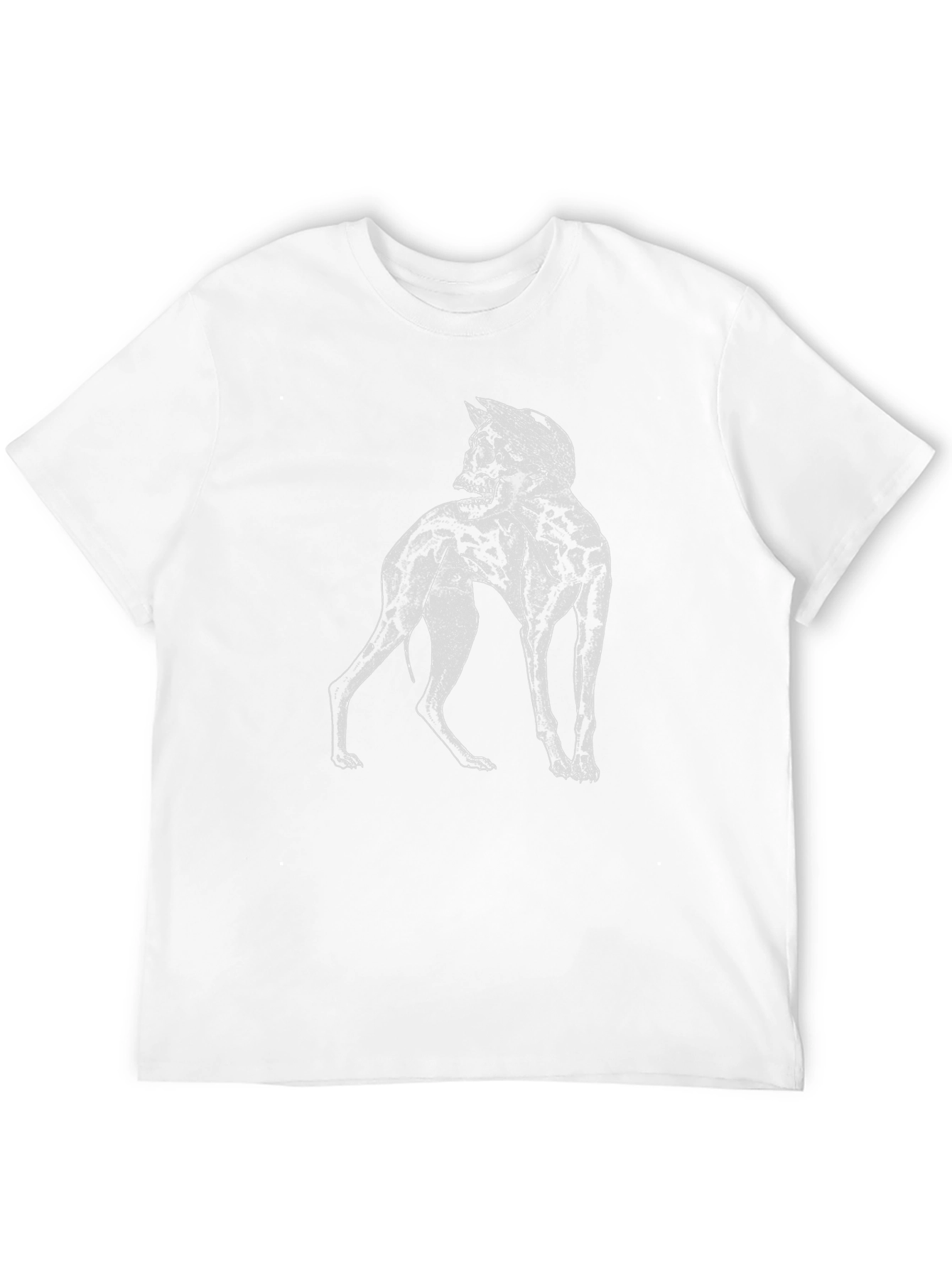 Skull Dog Graphic Tee - Black