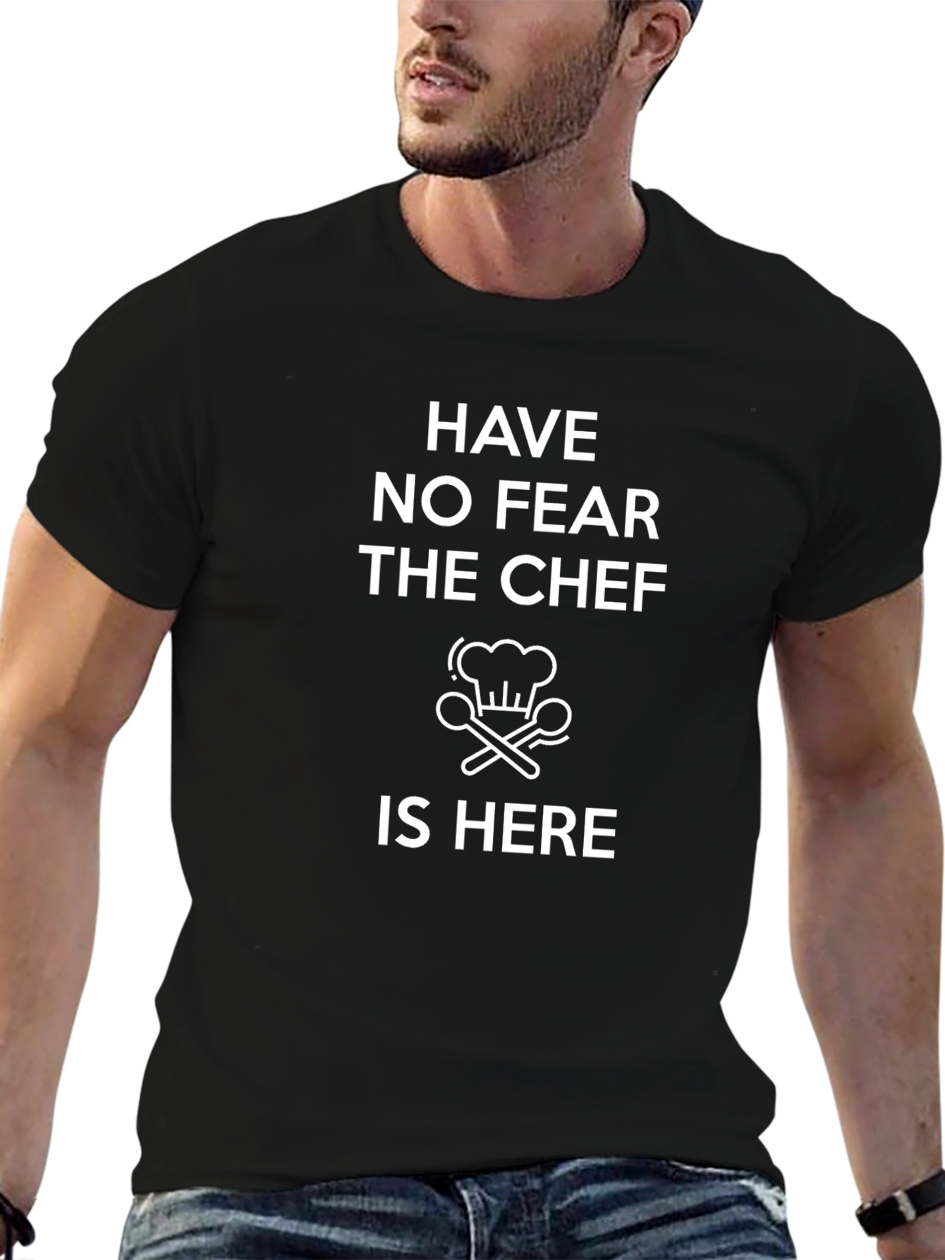 Have No Fear The Chef Is Here Graphic T-Shirt