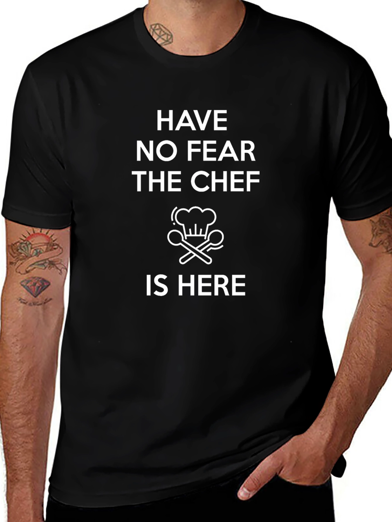 Have No Fear The Chef Is Here Graphic T-Shirt